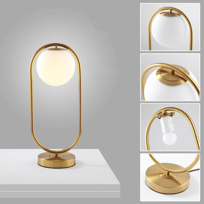 GAIA - Lampe de Chevet 30 cm - Imprimé Chat Persan Elégant - Kolorados