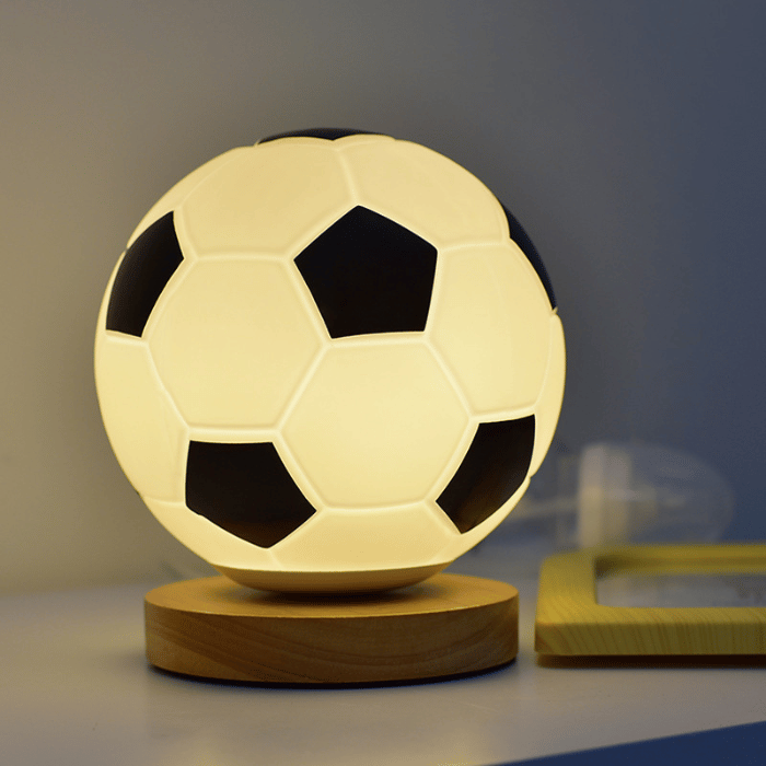 Lampe Ballon Foot Personnalisée - Lampe Veilleuse Ballon Football  Personnalisée - Lampe Led Ballon Foot