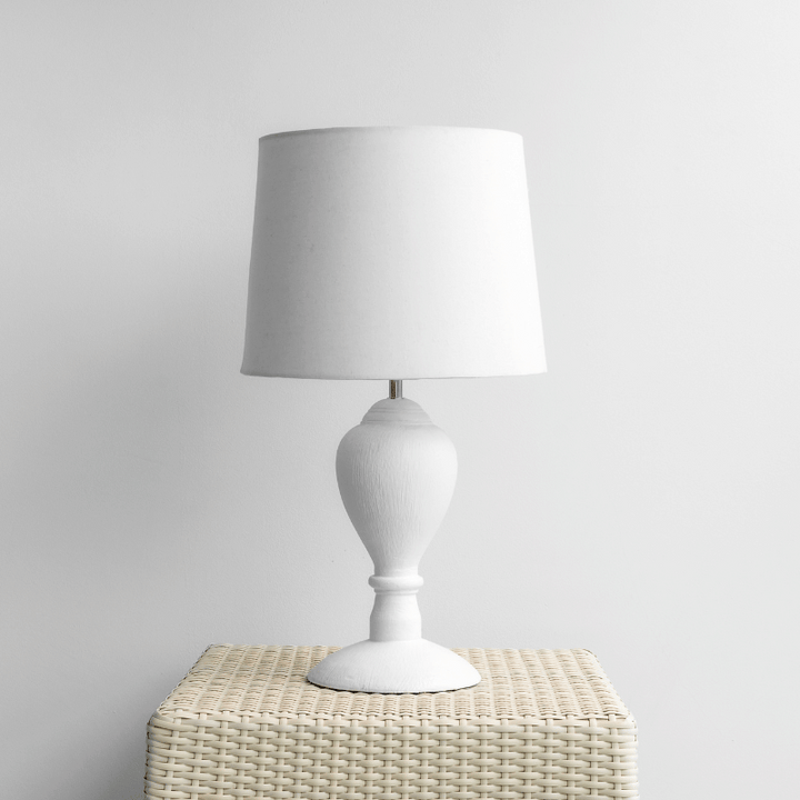 Lampe de chevet blanche